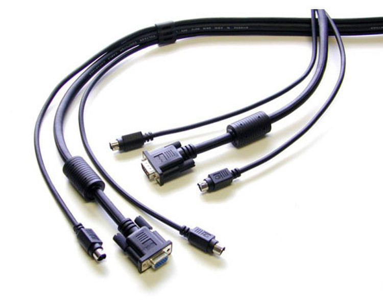 StarTech.com PS/2-Style 3-in-1 15.24m KVM cable
