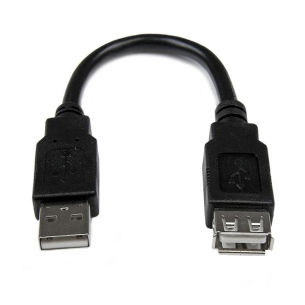 StarTech.com 15cm USB 2.0 Verlängerung - USB-A Verlängerungskabel - St/Bu