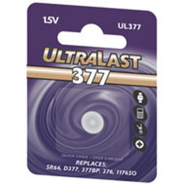 UltraLast UL377 Siler-Oxid (S) 1.5V Nicht wiederaufladbare Batterie