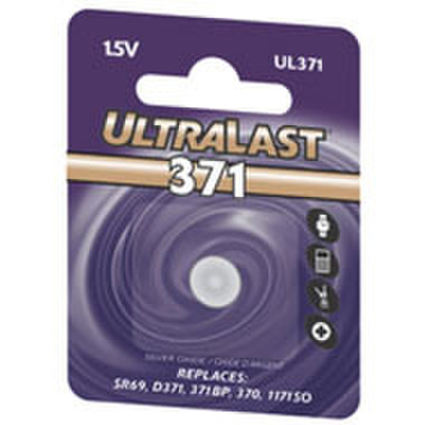 UltraLast UL371 Silver-Oxide (S) 1.5V non-rechargeable battery