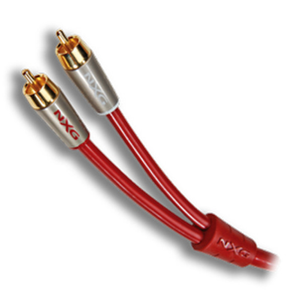NXG Technology NXR-2004 4м 2 x RCA Красный аудио кабель