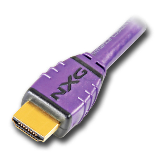 NXG Technology NXS-04505 0.5м HDMI HDMI Фиолетовый HDMI кабель