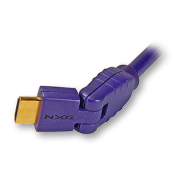 NXG Technology NXS-0466 6m HDMI HDMI Violett HDMI-Kabel