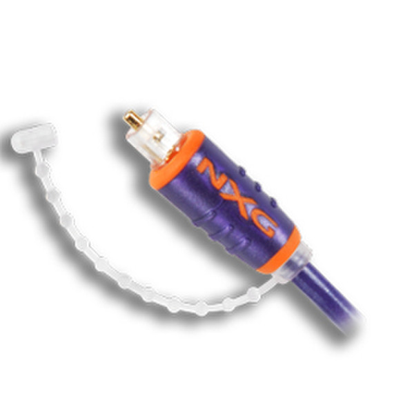 NXG Technology NXS-0701 1м Toslink Toslink Фиолетовый аудио кабель