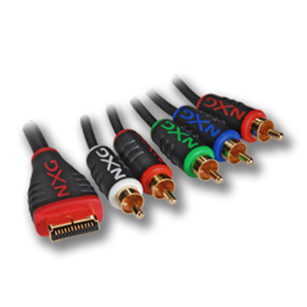 NXG Technology NX-GMPS6212 2m Schwarz Videokabel-Adapter