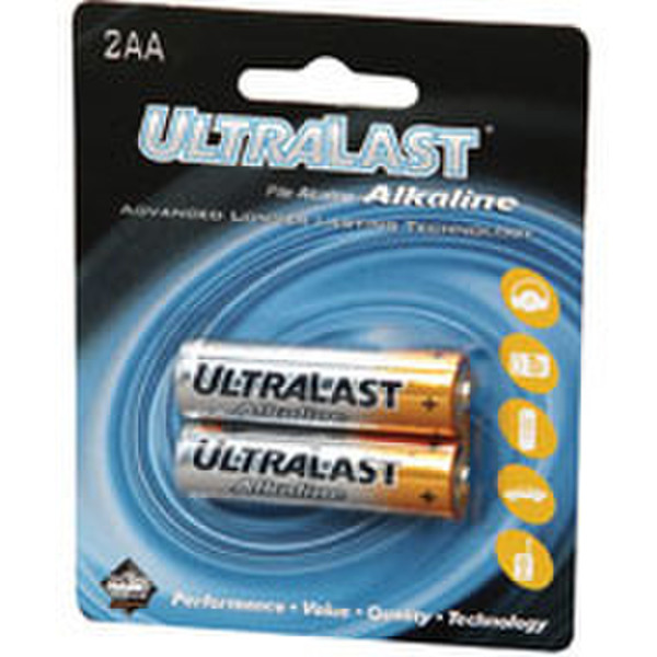 UltraLast ULA2AA Alkali 1.5V Nicht wiederaufladbare Batterie