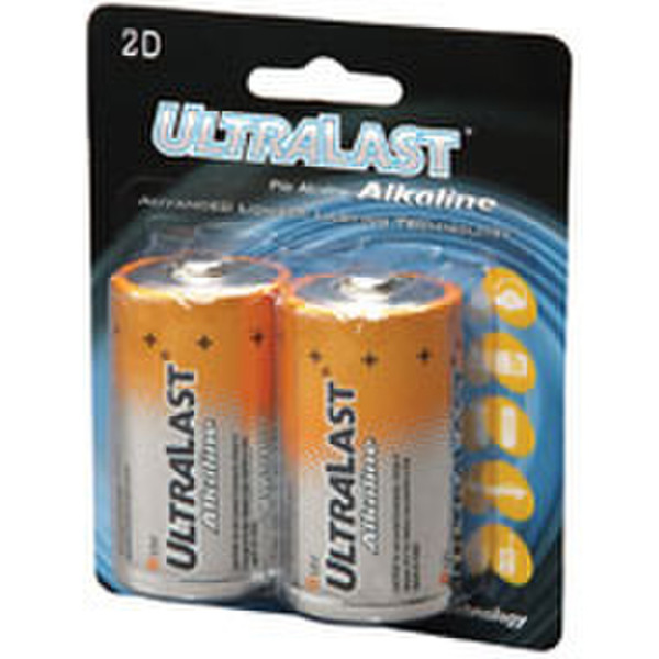 UltraLast ULA2D Alkaline 1.5V non-rechargeable battery