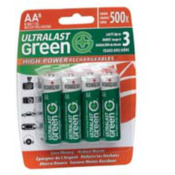 UltraLast ULGHP8AA Nickel-Metallhydrid (NiMH) 1.2V Nicht wiederaufladbare Batterie