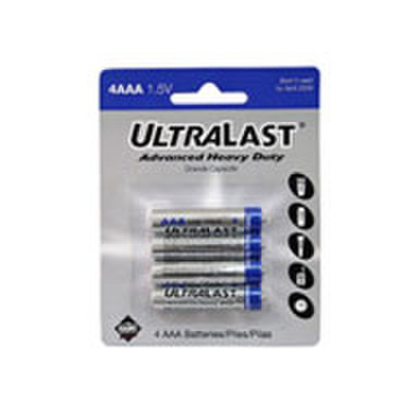UltraLast ULHD4AAA Zinc Chloride 1.5V non-rechargeable battery