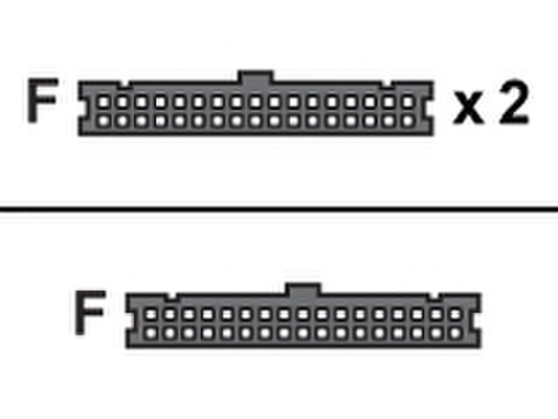 Supermicro Floppy Cable, 3-connector кабельный разъем/переходник