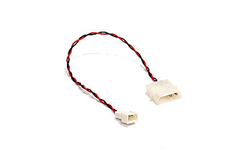 Supermicro Fan Power Adapter Cord, 4-pin to 3-pin, Pb-free Rot Stromkabel