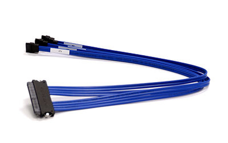 Supermicro CBL-0103L SATA Expander Cable 0.5m Blau SATA-Kabel