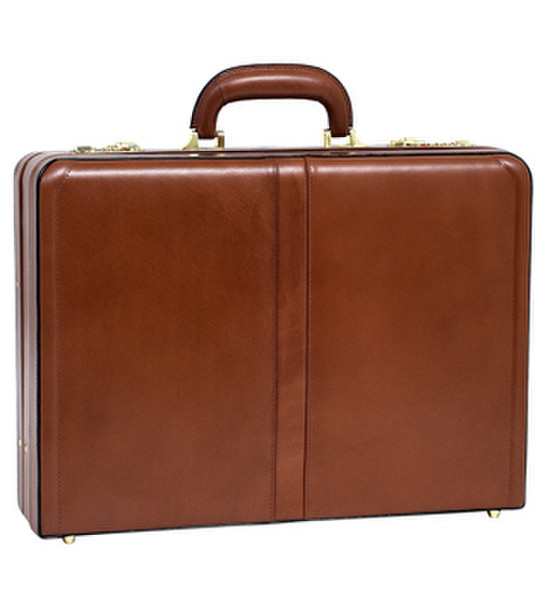 McKlein Harper Leather Brown briefcase
