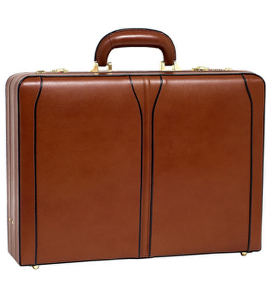 McKlein Turner Leather Brown briefcase