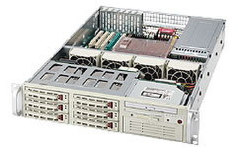 Supermicro SuperChassis 823TQ-R500LPB, Black Low Profile (Slimline) 500W Black computer case