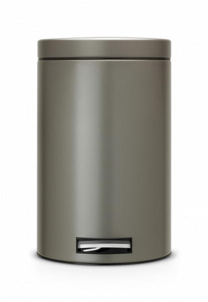 Brabantia Pedal Bin 12L Platinum waste basket