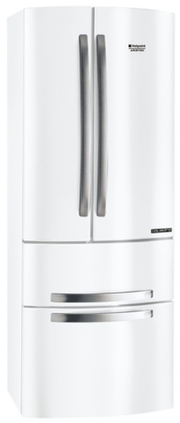 Hotpoint 4D W/HA freestanding 380L A White side-by-side refrigerator