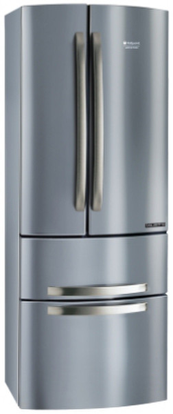 Hotpoint 4D X (TVZ)/HA freestanding 382L A Stainless steel side-by-side refrigerator