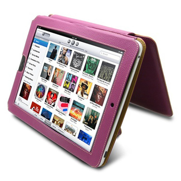 Mivizu Primo iPad Leather Case Ruckfall Violett