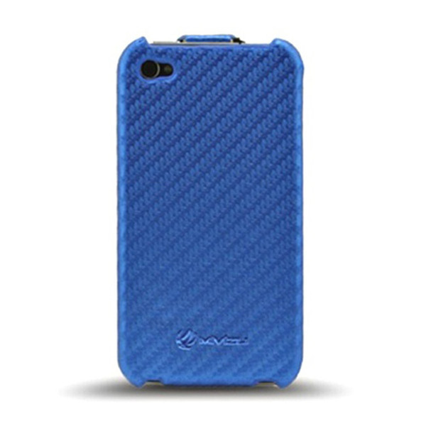 Mivizu iPhone 4 Sleek Leather Case Флип Синий