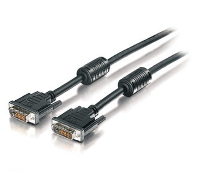 Equip DVI-D M/M, 1.8m 1.8m DVI-D DVI-D Schwarz DVI-Kabel