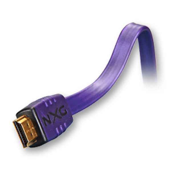 NXG Technology NXS-0442F 2m HDMI HDMI Violett HDMI-Kabel