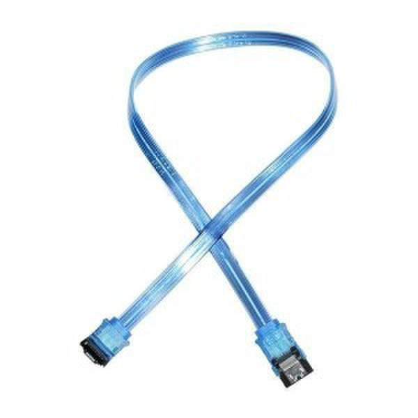 Akasa 0.6m SATA2 0.6м SATA II SATA II Синий кабель SATA