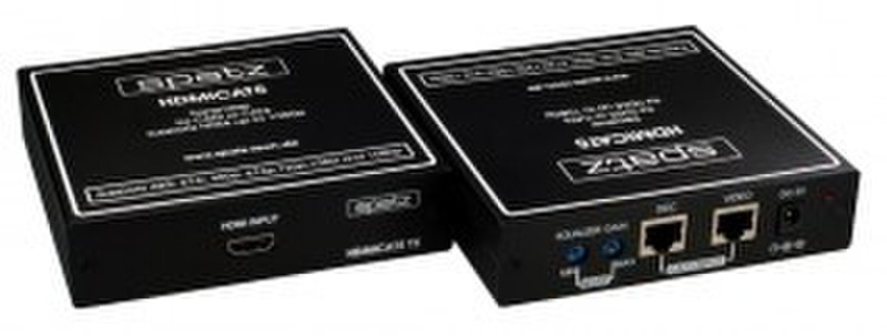 Spatz HDMICAT5 AV transmitter Schwarz Audio-/Video-Leistungsverstärker