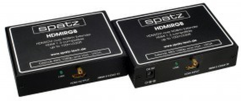 Spatz HDMIRGB AV transmitter Black AV extender