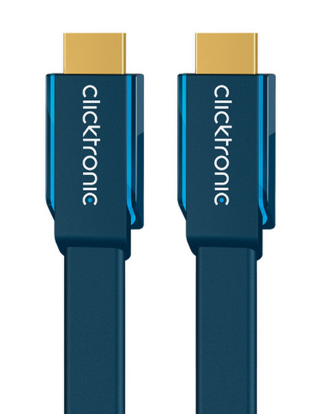 ClickTronic 1m High Speed HDMI 1m HDMI HDMI Blau