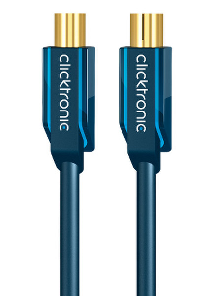 ClickTronic 2m Antenna Cable 2m Coax M coax FM Blue