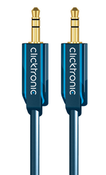 ClickTronic 3m MP3 Audio 3m 3.5mm 3.5mm Blau