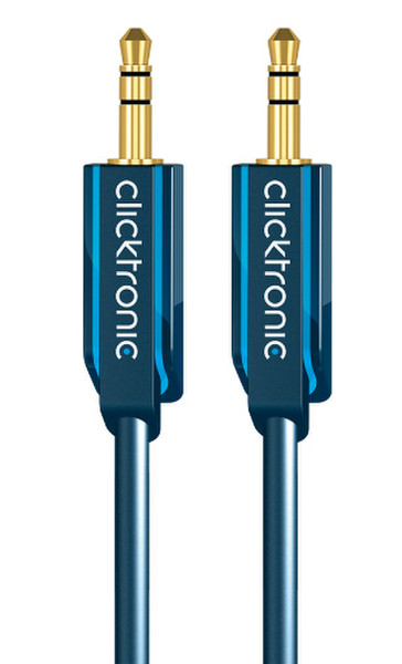 ClickTronic 5m MP3 Audio 5m 3.5mm 3.5mm Blue