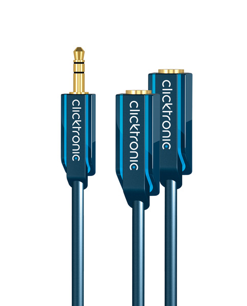 ClickTronic 70491 0.1m 3.5mm 3.5mm Blue