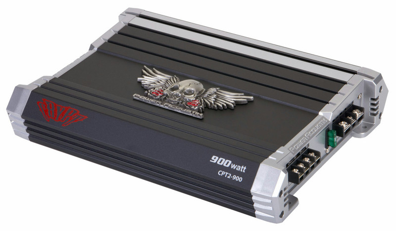 Power Acoustik CPT2-900 2.0 Car Wired Black,Silver audio amplifier