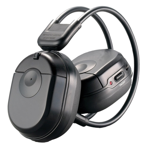 Power Acoustik HP-10S RF Wireless Binaural Head-band Black headset