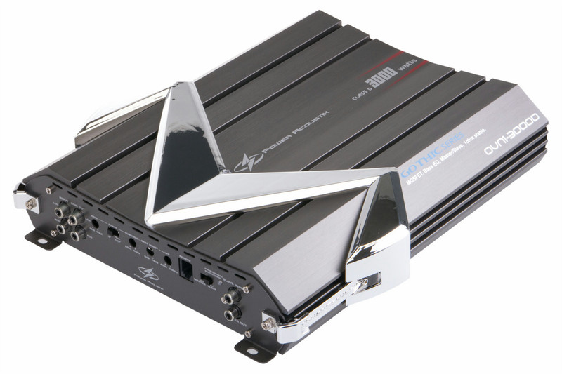 Power Acoustik OVN1-3000D 1.0 Автомобиль Проводная Серый усилитель звуковой частоты