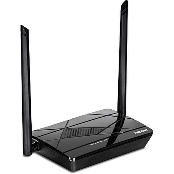 Trendnet N300 Single-band (2.4 GHz) Fast Ethernet Black wireless router