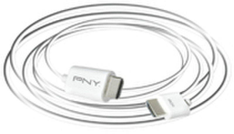 PNY C-H-A10-A16-A 4.8768м HDMI HDMI Белый HDMI кабель