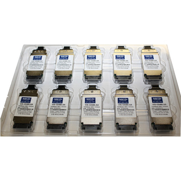 Add-On Computer Peripherals (ACP) WS-G5484-AA-10PK GBIC 1000Мбит/с Multi-mode network transceiver module