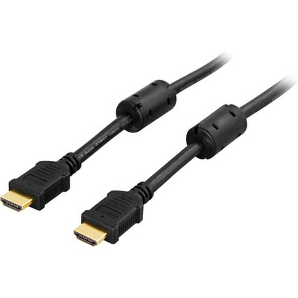 Deltaco HDMI-1010 1m HDMI HDMI Schwarz HDMI-Kabel