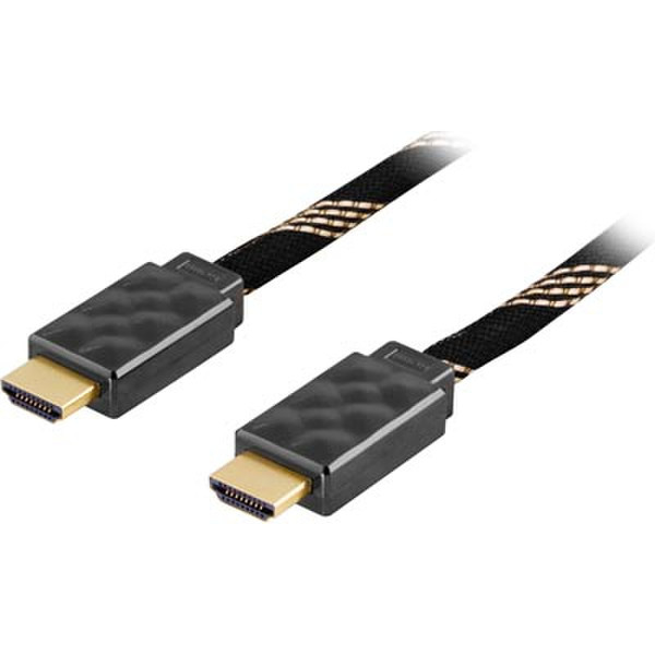 Deltaco HDMI-182-K 2m HDMI HDMI Schwarz HDMI-Kabel