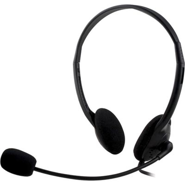 Deltaco HL-2 Kopfband Schwarz Headset