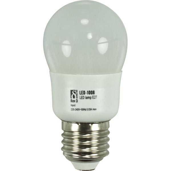 Deltaco LED-1008 1.5Вт E27 A Белый LED лампа