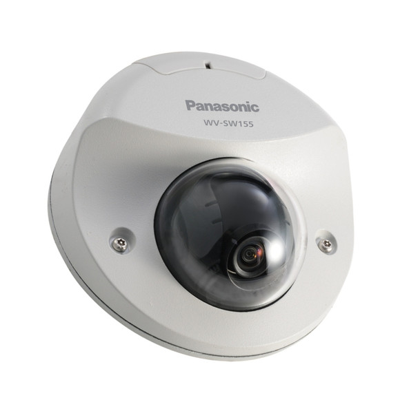 Panasonic WV-SW155 IP security camera indoor & outdoor Dome Grey