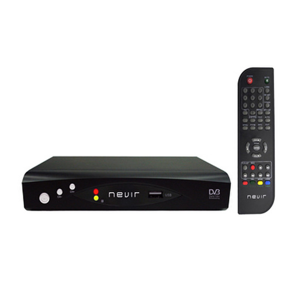 Nevir NVR-2572 DUG Cable Black TV set-top box
