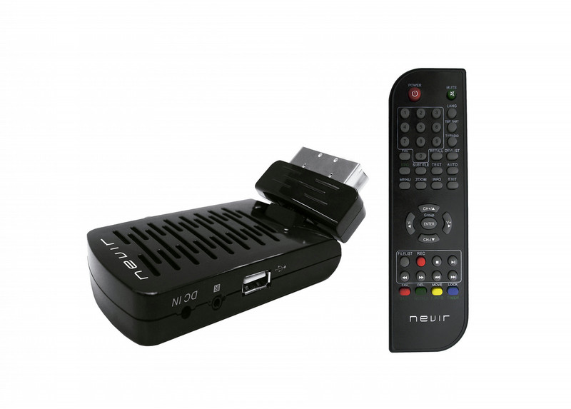 Nevir NVR-2565 Terrestrial Черный приставка для телевизора