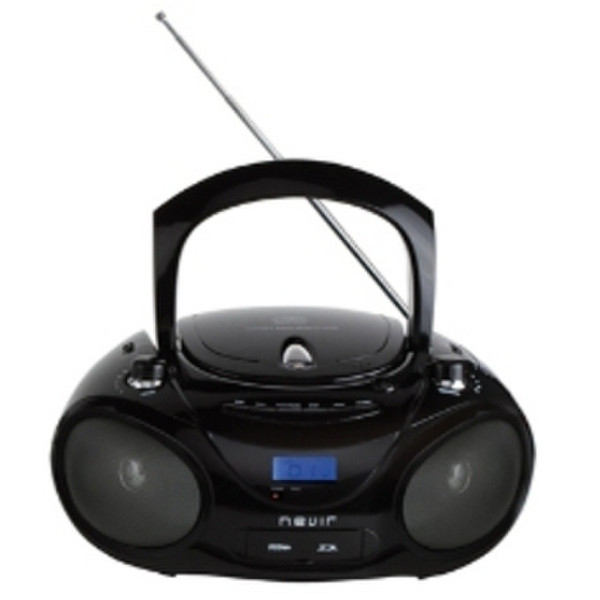 Nevir NVR-449 Аналоговый 1.2Вт Черный CD радио