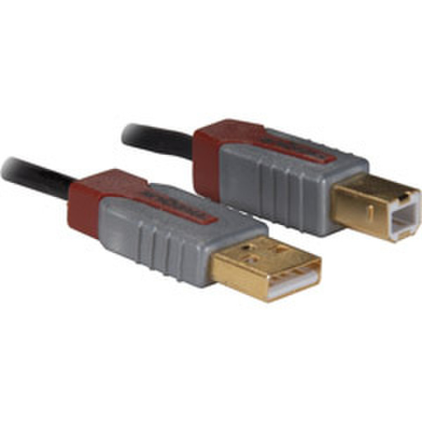 Treque TQ-USB01 1m USB A USB B Black USB cable