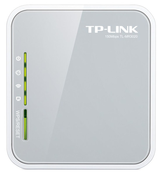 TP-LINK TL-MR3020 Einzelband (2,4GHz) Schnelles Ethernet 3G 4G Grau, Weiß WLAN-Router